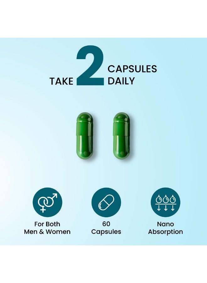 ZEROHARM Vegan Omega EPA+DHA - Algal Derived for Men & Women - 60 Capsules - Image 4